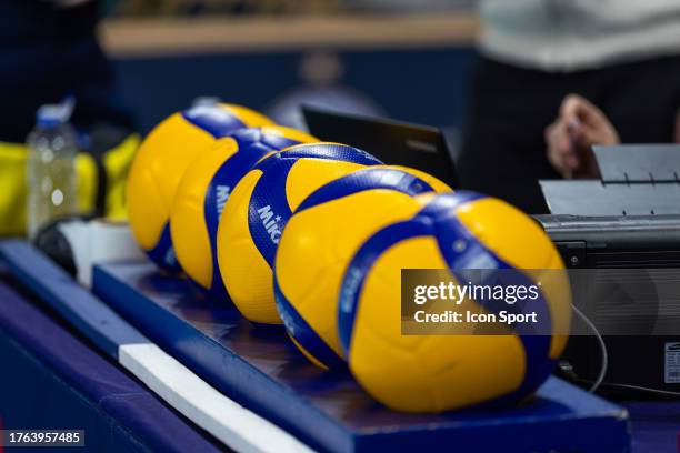 Illustration during the Marmara Spike League match between Paris Volley and Spacers Toulouse Volley at Stade Charlety on November 4, 2023 in Paris,...