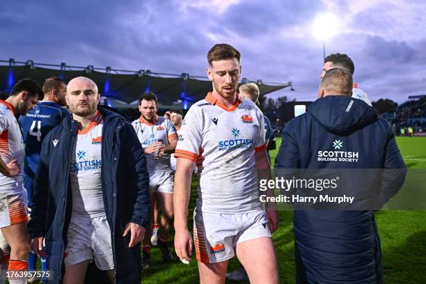 Dublin , Ireland - 4 November 2023; Ben Healy of Edinburgh after his side's defeat in the United Rugby Championship match between Leinster and...