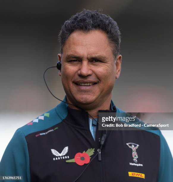 Tabai Matson Director of Performance Development of Harlequins during the Gallagher Premiership Rugby match between Harlequins and Newcastle Falcons...