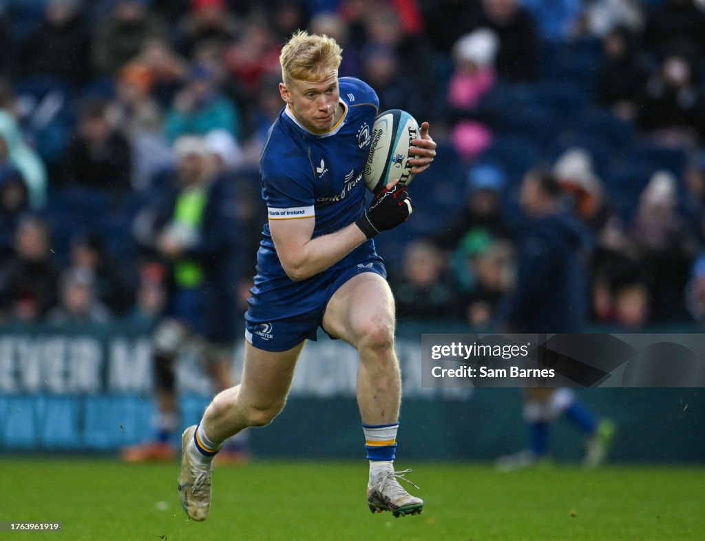 Jamie Rodden Rugby Dublin , Ireland - 4 November 2023; Jamie Osborne of Leinster during ...