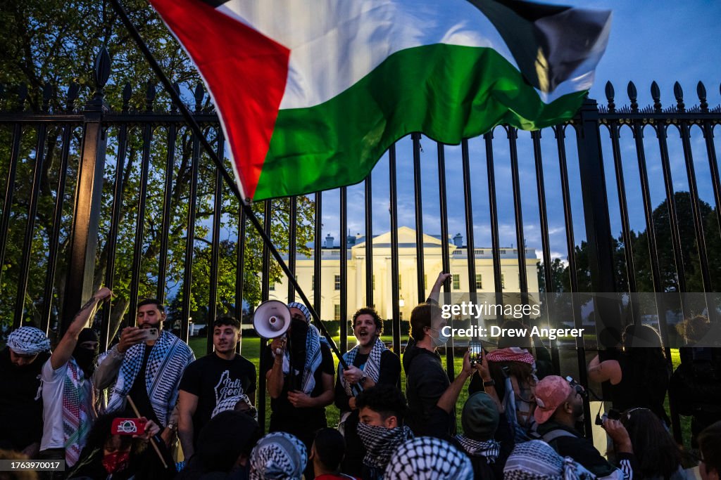Thouasands Gather For "Free Palestine" March In Washington, D.C.