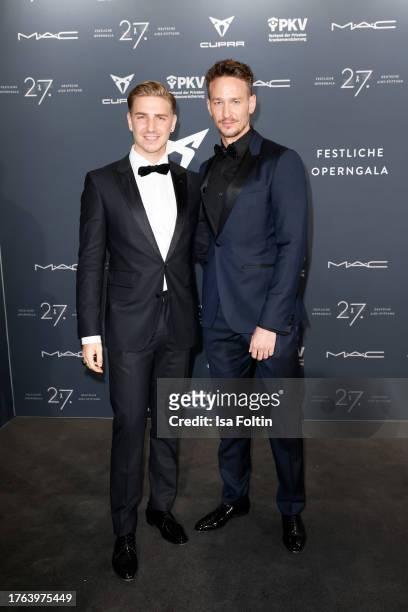 Vladimir Burlakov and Martin Samek at the 27th Opera Gala at Deutsche Oper Berlin on November 4, 2023 in Berlin, Germany.