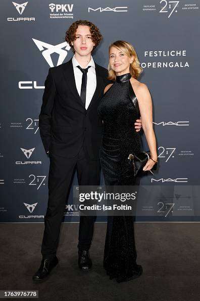 Tommy Ruland Tina Ruland and her son Jahvis Rahmoune at the 27th Opera Gala at ...