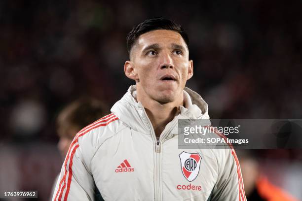 Matias Kranevitter of River Plate is seen during a match between River Plate and Huracan as part of group A of Copa de la Liga Profesional 2023 at...