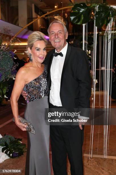 Susanne Bausch and Jörg Wontorra during the German Sports Media Ball "Pegasos tanzt mit Laureus" at Alte Oper on November 4, 2023 in Frankfurt am...