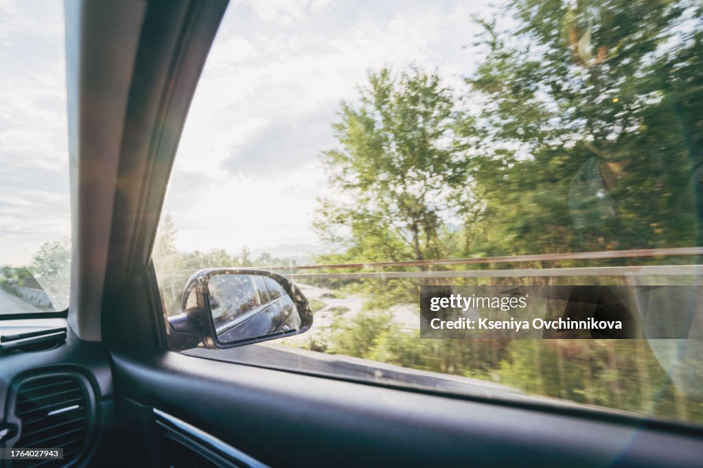 Car Inner View Window Open Side Window Of Modern Car View From Inside High-Res Stock Photo - Getty ...