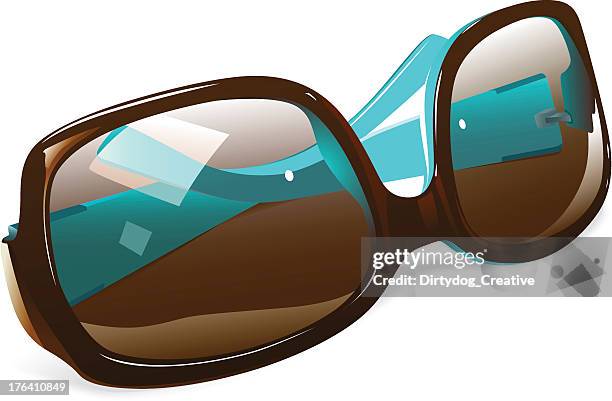 sunglasses - sunglasses reflection stock illustrations