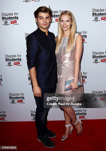 Actors Garrett Clayton and Claudia Lee attend the Boys & Girls Clubs Of America and Staples to host a Teen Choice Awards After "Party" for a cause at...