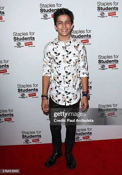 Actor Aramis Knight attends the Boys & Girls Clubs Of America and Staples to host a Teen Choice Awards After "Party" for a cause at Saddle Ranch on...