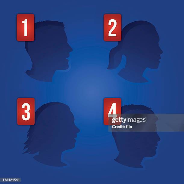 profile avatars - facebook profile stock illustrations