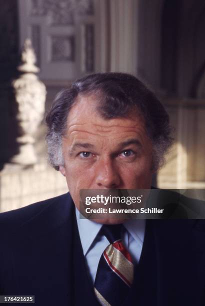 Portrait of American attorney F. Lee Bailey, San Francisco, California, 1976. At the time, Bailey was serving as the lead defense lawyer during the...