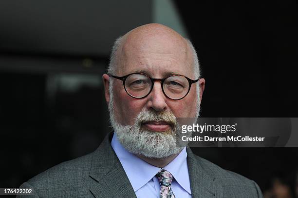 Defense lawyer J.W. Carney speaks to reporters outside the John Joseph Moakley United States Courthouse following a guilty verdict against his client...