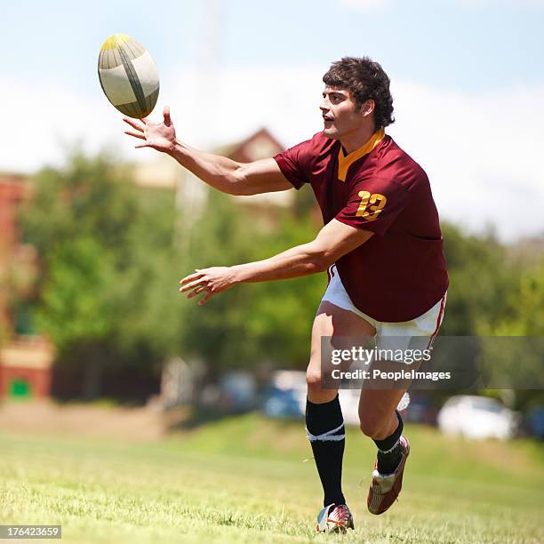 meine leidenschaft - rugby player stock-fotos und bilder