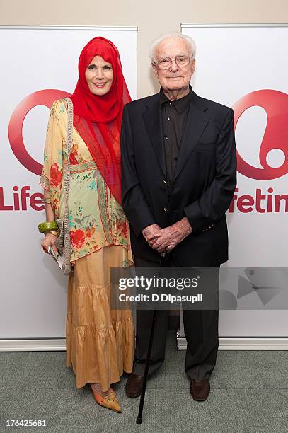 Executive Producer Robert Halmi Sr. And guest attend the "Baby Sellers" premiere at United Nations Headquarters on August 12, 2013 in New York City.