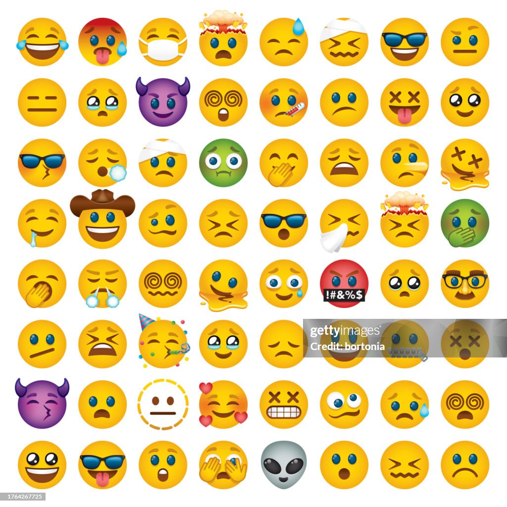 Emoticon Icon Set