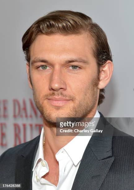 Actor Alex Pettyfer attends LEE DANIELS' THE BUTLER Los Angeles premiere, hosted by TWC, Budweiser and FIJI Water, Purity Vodka and Stack Wines, held...
