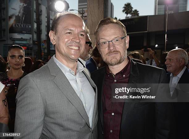 Producer Robert Kulzer and actor Jared Harris attend the premiere of Screen Gems & Constantin Films' "The Mortal Instruments: City of Bones" at...