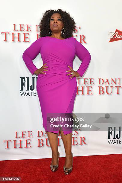 Oprah Winfrey attends LEE DANIELS' THE BUTLER Los Angeles premiere, hosted by TWC, Budweiser and FIJI Water, Purity Vodka and Stack Wines, held at...