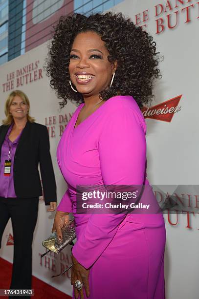 Oprah Winfrey attends LEE DANIELS' THE BUTLER Los Angeles premiere, hosted by TWC, Budweiser and FIJI Water, Purity Vodka and Stack Wines, held at...