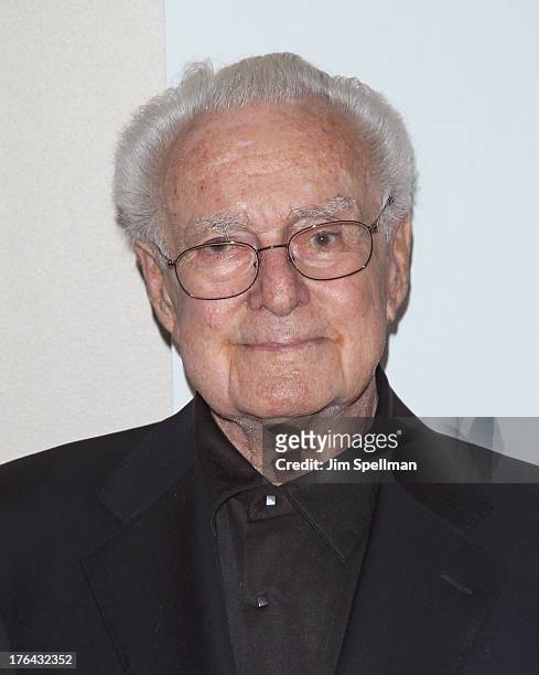 Producer Robert Halmi Sr. Attends the "Baby Sellers" premiere at United Nations Headquarters on August 12, 2013 in New York City.