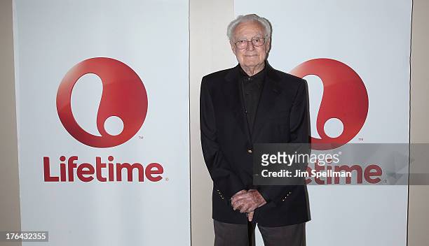 Producer Robert Halmi Sr. Attends the "Baby Sellers" premiere at United Nations Headquarters on August 12, 2013 in New York City.