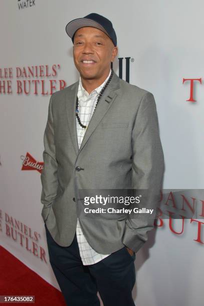 Russell Simmons attends LEE DANIELS' THE BUTLER Los Angeles premiere, hosted by TWC, Budweiser and FIJI Water, Purity Vodka and Stack Wines, held at...