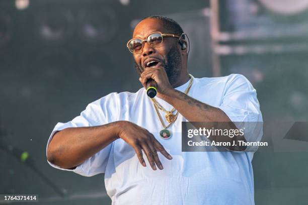 Killer Mike performs onstage during Day 2 of One MusicFest at Piedmont Park on October 29, 2023 in Atlanta, Georgia.