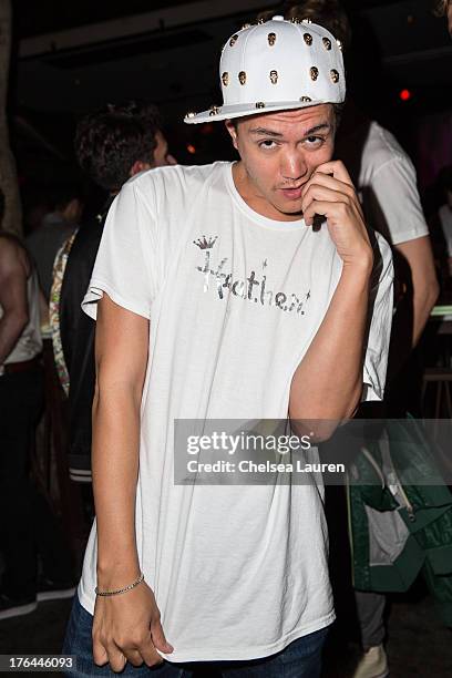 Drag queen Manila Luzon attends a drag show with the cast of "RuPaul's Drag Race" at Micky's on August 12, 2013 in Los Angeles, California.