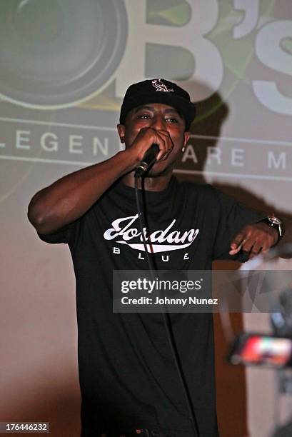 Shorty Da Prince aka Jordan Blue performs at S.O.B.'s on August 12, 2013 in New York City.