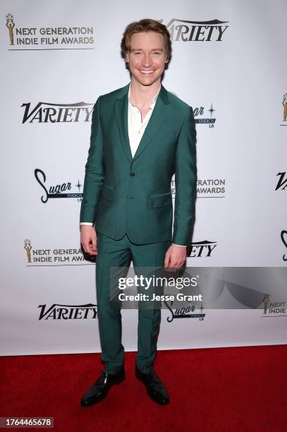 Calum Worthy attends the Next Generation Indie Film Awards on October 29, 2023 in Los Angeles, California.