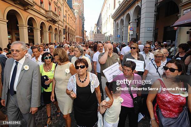 Paolo Bolognesi President of the Association of the Parents of the Victims of the Slaughter at the Bologna's Railway's Station the 2 august 1980...