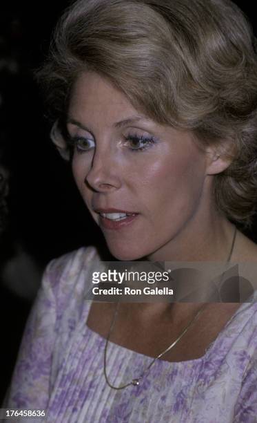 Betsy Von Furstenberg attends "Voice Of The Turtles" Press Conference on November 23, 1981 at La Camilla Restaurant in New York City.