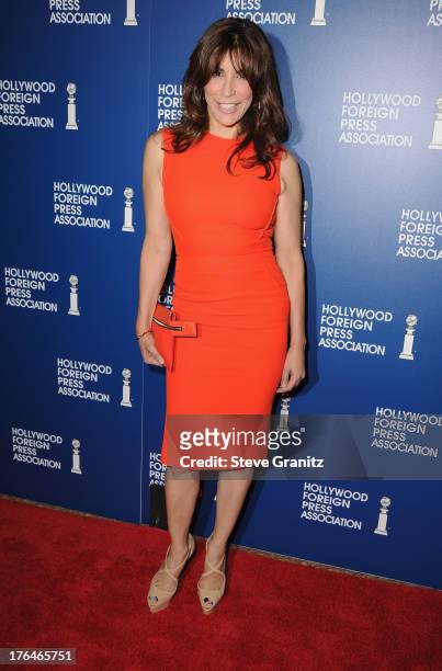 Actress Jo Champa attends Hollywood Foreign Press Association's 2013 Installation Luncheon at The Beverly Hilton Hotel on August 13, 2013 in Beverly...