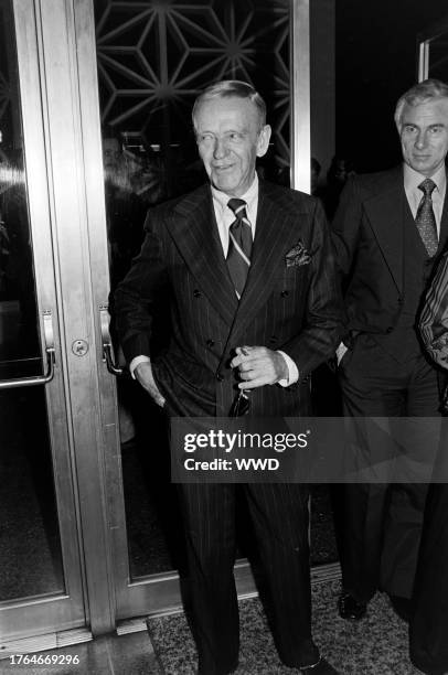 Fred Astaire attends an event at the headquarters of the Directors Guild of America in Los Angeles, California, on March 29, 1978.