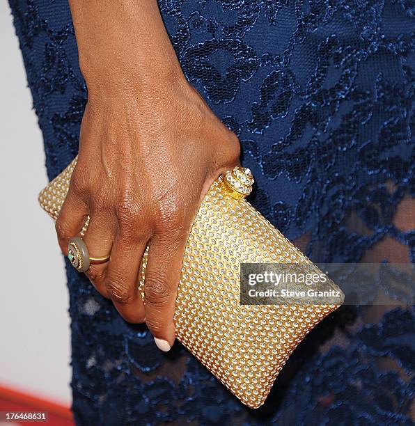 Shaun Robinson arrives at the "Lee Daniels' The Butler" - Los Angeles Premiere at Regal Cinemas L.A. Live on August 12, 2013 in Los Angeles,...