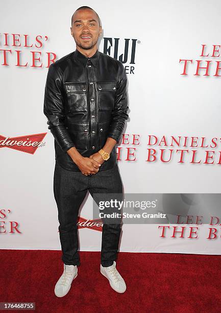 Jesse Williams arrives at the "Lee Daniels' The Butler" - Los Angeles Premiere at Regal Cinemas L.A. Live on August 12, 2013 in Los Angeles,...