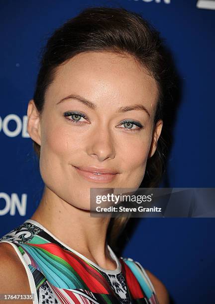 Olivia Wilde arrives at the Hollywood Foreign Press Association's 2013 Installation Luncheon at The Beverly Hilton Hotel on August 13, 2013 in...