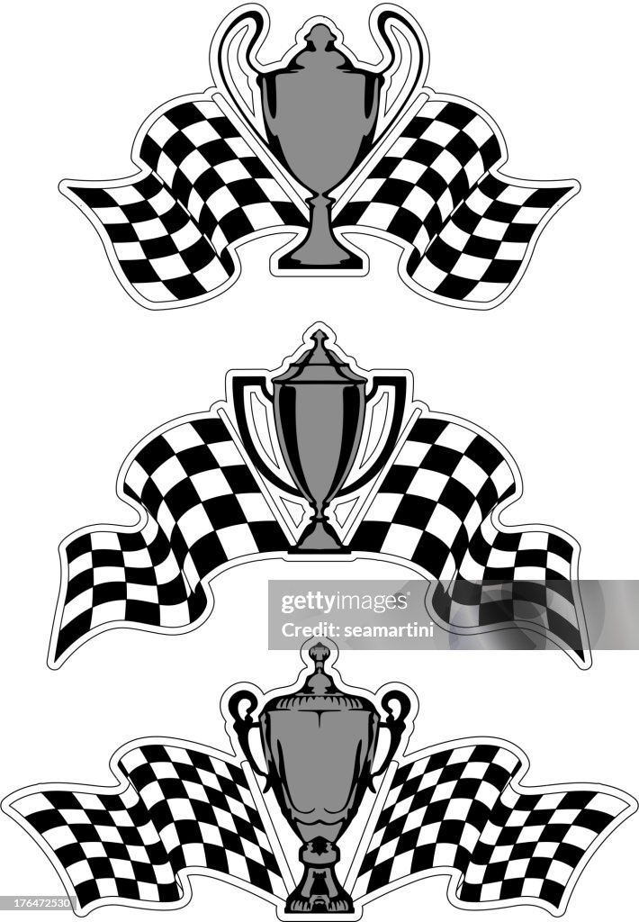 Awards Racing Trophy Vector Racing Sport Awards And Trophies High-Res Vector Graphic - Getty Images