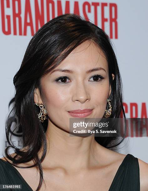 Actress Ziyi Zhang attends "The Grandmaster" New York Screening at Regal E-Walk Stadium 13 on August 13, 2013 in New York City.