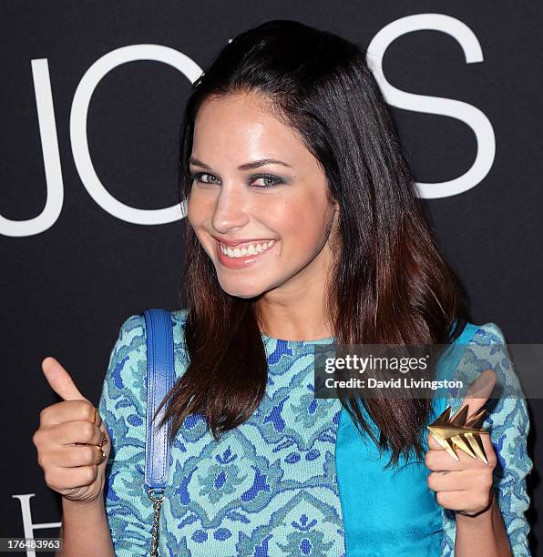 Actress Alexis Knapp attends a screening of Open Road Films and Five Star Feature Films' "Jobs" at Regal Cinemas L.A. Live on August 13, 2013 in Los...