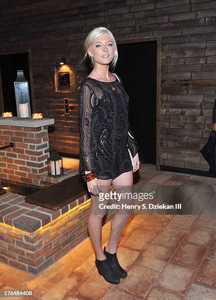 Sophie Sumner attends the Downtown Calvin Klein with The Cinema Society screening of IFC Films' "Ain't Them Bodies Saints" after party at Refinery...