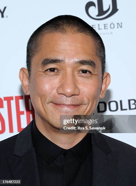 Actor Tony Leung attends "The Grandmaster" New York Screening at Regal E-Walk Stadium 13 on August 13, 2013 in New York City.