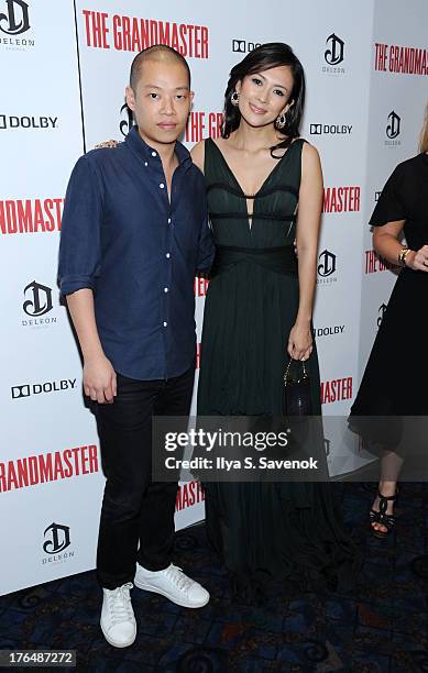 Designer Jason Wu and actress Ziyi Zhang attend "The Grandmaster" New York Screening at Regal E-Walk Stadium 13 on August 13, 2013 in New York City.