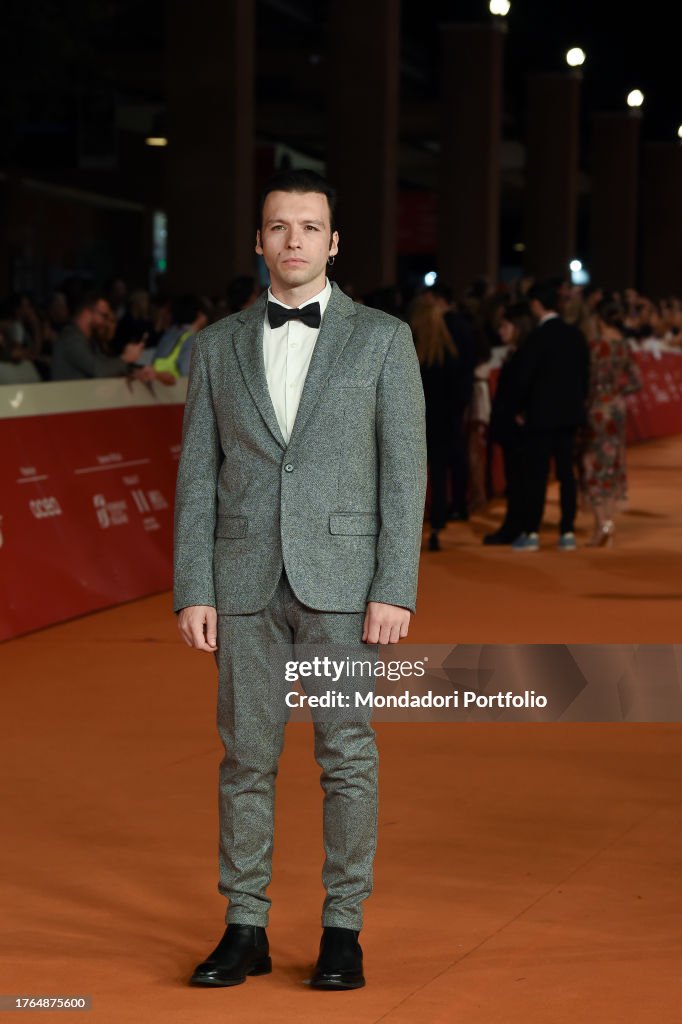 Joebert Actor Italian actor Marlon Joubert at Rome Film Fest 2023. Suburraeterna ...