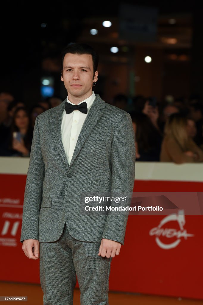 Joebert Actor Italian actor Marlon Joubert at Rome Film Fest 2023. Suburraeterna ...