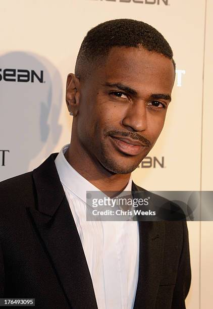 Recording artist Big Sean attends Moet Rose Lounge Los Angeles hosted by Big Sean at The London West Hollywood on August 13, 2013 in West Hollywood,...