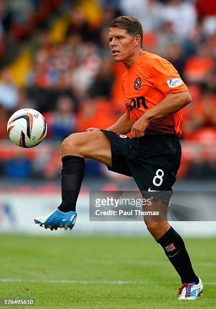 John Rankin of Dundee United in action during the Scottish Premier League match between Dundee United and Inverness Caledonian Thistle at Tannadice...