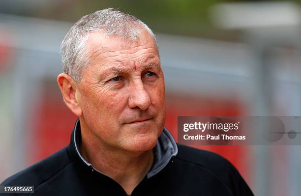 Manager Terry Butcher of Inverness Caledonian Thistle watches on before the Scottish Premier League match between Dundee United and Inverness...