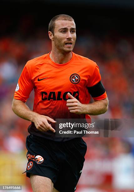 Sean Dillon of Dundee United in action during the Scottish Premier League match between Dundee United and Inverness Caledonian Thistle at Tannadice...