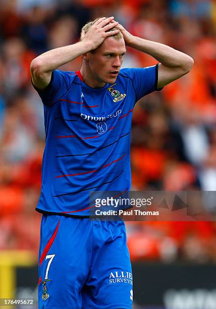 William McKay of Inverness Caledonian Thistle in action during the Scottish Premier League match between Dundee United and Inverness Caledonian...